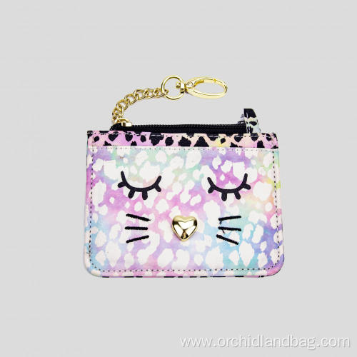 Cartoon Leopard Cat Card Holder